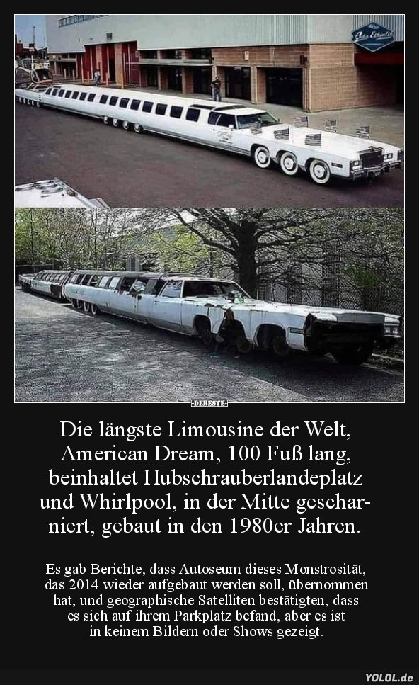 längste Limousine der Welt